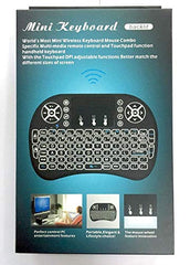 Tobo Wireless Touchpad Mini Keyboard Bluetooth K25 for Windows and Mac OS Computers, Home Theater PC Users, IPTV,(Black). TD-621KM