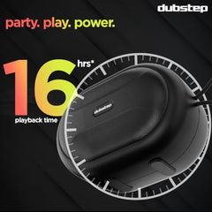 Dubstep Pop 600 Wireless Speaker, 15 Hrs Playtime, 52mm Driver, TWS Pairing, 6W Output Bluetooth Speakers (Grey)