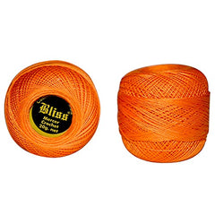 Dhruv Crafts Crochet Cotton Thread Yarn for Cross Stitch, Knitting, Embroidery & Craft Projects, Mercer Crochet Thread Ball, Shade B25 Red, 20 Gram, 0.5 MM Thickness, Sewing & DIY Supplies