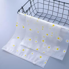 OSDUE Polyethylene Frosted Zipper Bags 30x35cm Pack of 10 – Transparent LDPE Zip Lock Storage Bags for Clothes, Shoes, Cosmetics, Jewellery, Toiletries & Travel