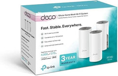 TP-Link Deco E4 Whole Home Wi-Fi Mesh System, Seamless and Speedy(AC1200) 1200Mbps Wireless, Works with Amazon Echo/Alexa, Router and WiFi Booster Replacement, Parental Control, Dual_Band