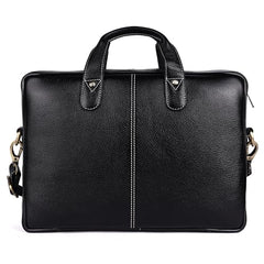 HAMMONDS FLYCATCHER Men Genuine Leather Office Bag - Laptop Bag - Padded Laptop Compartment, Fits 14 Inch Laptop - Adjustable Strap, 1 Year Warranty - Office, Travel, Daily Use - Brushwood, Brown