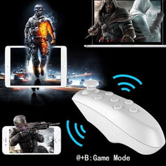 Drumstone Mini Bluetooth Controller, 3-in-1 Gamepad, Selfie Shutter & Media Remote, Wireless Controller for Android, Windows Devices, Mobile Phones, Tablets, PC & VR Headsets