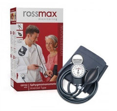 Rossmax GB102 Aneroid Blood Pressure Monitor Sphygmomanometer with Stethoscope (Black)