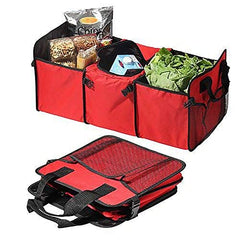 SYGA Insulation Storage Picnic Bag Heavy Shopping Organizer Foldable Storage Bag_Red