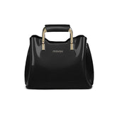 SYGA Women Elegant Glossy Handbag - Stylish Bucket Bag for Modern Women
