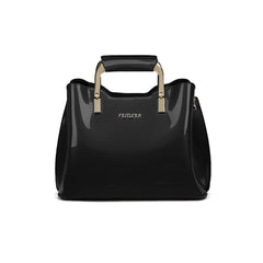 SYGA Women Elegant Glossy Handbag - Stylish Bucket Bag for Modern Women