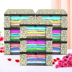 Kuber Industries Clothes Organizer For Wardrobe (Pack of 3 Each) 2-in-1 Combo Storage Organizer For Saree and Blouse - Dress Organizer For Wardrobe - Saree Covers With Zip (Maroon)