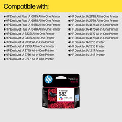 HP 682 Black Original Ink Advantage Cartridge