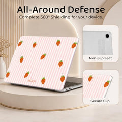 MOCA Case Compatible for New Apple MacBook Air 13 inch 2026 2025 2024 2022, M5 A3449 M4 A3240 M3 A3113 M2 A2681 Touch ID, Mac Air 13.6" Laptop Protective Plastic Hard Shell Cover (Crystal Clear)