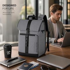 Storite Premium 15.6 Inch Laptop Backpack for Men & Women (Grey)