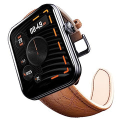 boAt Ultima Regal w/ 2.01”(5.10 cm) Crystal-Clear AMOLED Display, 1000 NITS Brightness,Premium Metal Body, Functional Crown, 100+ Sports Modes, Fitness Smart Watch for Men & Women (Steel Black)