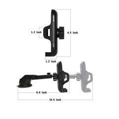SYGA Car Phone Mount,Washable Strong Sticky Gel Pad with One-Touch Design Car Mobile Holder