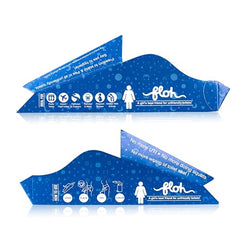 FLOH Disposable Stand and Pee Funnel for Women | Female Urination Device | Portable Female Urine Funnel | Easy to Use & Leak-Resistant | For Travel, Camping & Public Toilets | Pack of 20