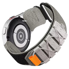 YODI 22mm New Rugged Velcro Nylon Strap Band Compatible with Amazfit GTR 2, GTR 2e, GTR 47MM / Noise Fit Endure, Fit Evolve, Active Smartwatch Bands (ORANGE)