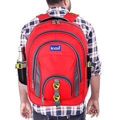 ROZEN 46 cms School Bag Class 5-12 Large 4 partition Laptop Collage Office Travel Backpack Unisex (GREY)
