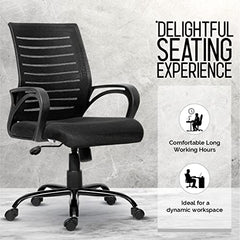 Da URBAN® Dysen Office Chair, High Back Mesh Ergonomic Home Office Desk Chair with 1 Year Warranty,Tilt Lock Mechanism (Grey)