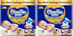 Mamypoko pants All night absorb| Pant Style Baby Diapers Large Size(L), 124 Count,(62*2) Ideal for 9-14Kgs|1 Diaper= Upto All night Absorption|Wider Crisscross Sheet|Gentle Coco Care| 12hr Leakage Protection| Prevents Heaviness.