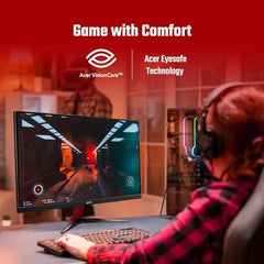 Acer XZ306CX 29.5 Inch Ultrawide 21:9 1500R Curve 2560 X 1080 Backlit LED LCD Monitor I 1 MS VRB I 200Hz Refresh I HDR 400 I DCI-P3 93% I AMD FreeSync I 2xHDMI 1xDP I Stereo Speakers I Eye Care, White