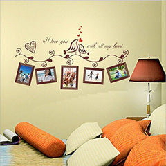 Syga Wall Stickers Picture Frame Brown