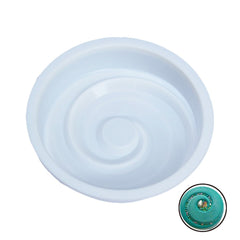 SYGA Silicon Swirl Round Shape Mousse Cake Mold French Dessert Baking Cake Mould White