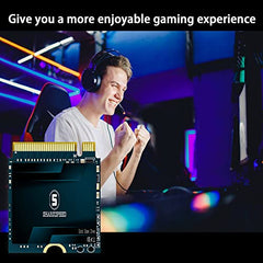 SSHARKSPEED M.2 2230 SSD 256GB NVMe PCIe Gen3.0X4 Internal Solid State Drive, Compatible With Steam Deck, Microsoft Surface Pro 7/8+/X, Laptop 3/4/Go, Ultrabook