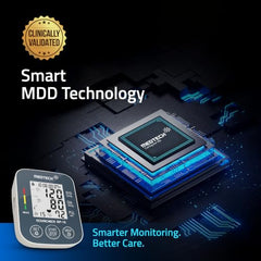 MEDTECH® BP18 Fully Automatic Portable Digital Blood Pressure Monitor with Smart MDD Technology and USB-C Port - Full Size Cuff - 22-42cm