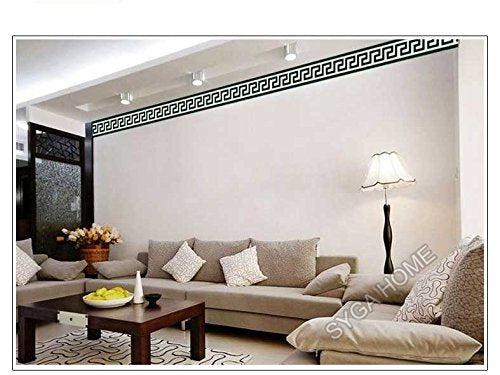 Syga Green Border Wall Stickers