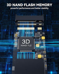 RAOYI 1TB NVMe Internal Solid State Drive M.2 2280 PCIe Gen4x4 SSD, Up to 5000MB/s, Configure SLC Cache, Storage and Memory Expansion for PS5 Laptop Desktop