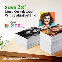 Splashjet 011/012 Compatible Refill Ink for Epson L8180 / L8160 Printer – Compatible Ink Bottle for Epson 011/012 Ink Code (70gm x C/M/Y/BK/PB/GY) Ink Bottle – 502373