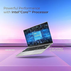Acer Aspire 3, Intel Core Celeron N4500, 12GB LPDDR4X RAM, 512GB SSD, HD, 15.6"/39.62cm, Windows 11 Home, Pure Silver, 1.5KG, A325-45, Thin and Light Laptop