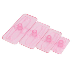 SYGA Set of 4 Plastic Bow Cake Cutter Molds Icing Cookie Biscuit Fondant Embosser Craft