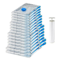 amazon basics Vacuum Compression Storage Bags with Hand Pump - Medium, 5-Pack