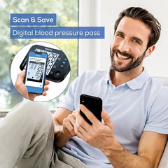 Beurer Bm 54 Fully Automatic Upper Arm Blood Pressure Monitor With Universal Cuff Up To 44 Cm,Risk Indicator,Xl Display,Pulse Measurement,Bluetooth (Bm54),Black (Pack Of 1) (655.12)