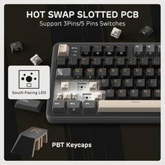 RK ROYAL KLUDGE S98 Wireless Mechanical Keyboard w/Smart Display & Knob