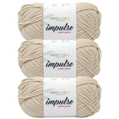 WOAFASHIONS - World of Arts Impulse Hand Knitting & Crochet Yarn, Premium Acrylic, 4 : Medium (Anchor Grey) (100gms / 3.5oz / 200mtr / 218yds)