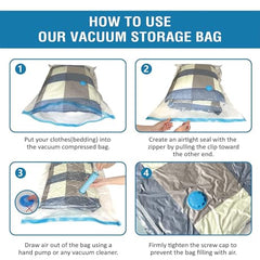 Vacuum Storage Bags, 5 Pack | with Air Pump