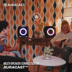 JBL Partybox Encore 2 with Mic, Wireless Bluetooth Party Speaker, AI Sound Boost, Dynamic Light Show, Upto 15Hrs Playtime, Replaceable Battery, Multi-Speaker Connection by Auracast, PartyBox App-Black