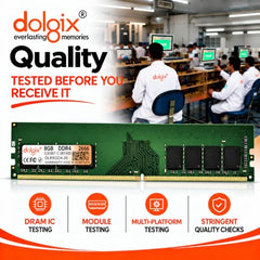 Dolgix 8GB DDR4 Desktop RAM 2133MHz | Desktop-Memory| U-DIMM | Long-DIMM | PC4-17000 | 1Rx8 Single Rank | 3-Year Warranty- (Made in India)