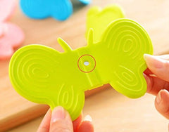 SYGA Silicone Pinch Grip Utensil Holder (Multicolour)