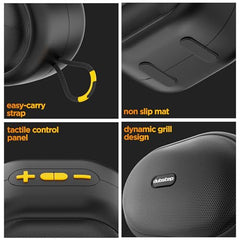 Dubstep Pop 600 Wireless Speaker, 15 Hrs Playtime, 52mm Driver, TWS Pairing, 6W Output Bluetooth Speakers (Grey)