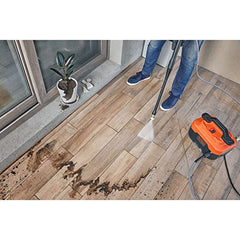 BLACK+DECKER BEPW1600 1300W 1600 PSI 110 Bar Pressure Washer for Car, Bike, Home & Garden Cleaning Use with Multiple Accessories Included, 1 Year Warranty, Orange & Black
