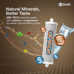 AO Smith Z2+ Luxe (Midnight Black) RO Under sink Water Purifier | UTC | 7-Stage Purification | 2x Water Savings | Goodness of Copper