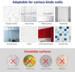 JIALTO Adhesive Hooks, Heavy Duty 5 kg Wall Hooks, Nail-Free Reusable Stainless Steel Sticky Hangers for Multipurpose Kitchen, Bathroom & Home (10 Pcs)