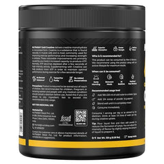 Nutrabay Pure Series Micronised Creatine Powder Monohydrate, Pre/Post Workout Bodybuilding, Crossfit Supplement, 250 g (Unflavoured)