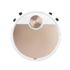 ALL IN ONE SOLUTION Robot Vacuum Cleaner with Mop, High Suction, Smart Gyro Navigation, Carpet Auto Boost, Slim, Quiet, App Control Robotic Vacuum Cleaner for Hard Floor/Carpet/Pet Hair (Gold)