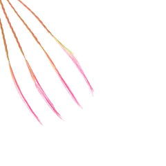 SYGA Girl Wig Headwear Kids Twist Braid Rope Ponytail Hair extension Styling Princess Baby Children Rubber Bands Hair Accessories (Gradient Two-Tone Powder)