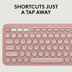 Logitech Pebble 2 Combo, Wireless Keyboard and Mouse, Quiet and Portable, Customisable, Logi Bolt, Bluetooth, Easy-Switch for Windows, macOS, iPadOS, Chrome -