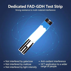 SINOCARE SAFE AQ Blood Glucose Test STRIPS, Box of 100 | Works with SAFE AQ GLUCOMETER ONLY | Lancets not included | Blood Glucose Monitor Strips, Pack of 100