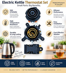 Electric Kettle Socket (Male + Female) Combo Alongwith Switch Thermostat and Socket 13A 250V (Socket + Switch)